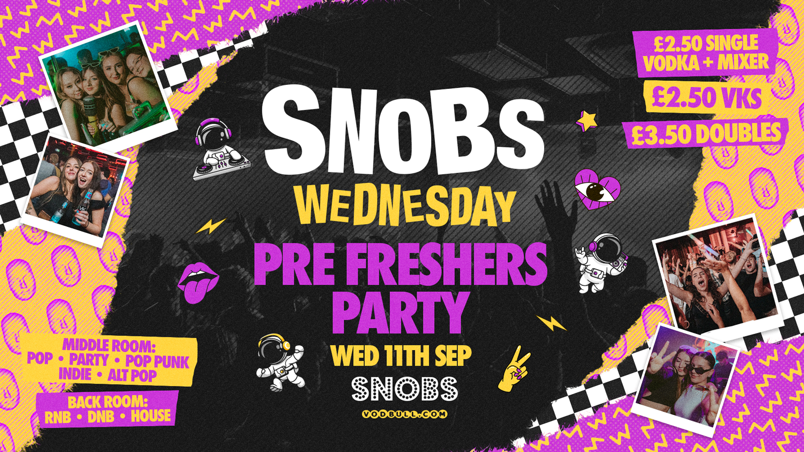 Snobs Wednesday [TONIGHT]💥 11/09