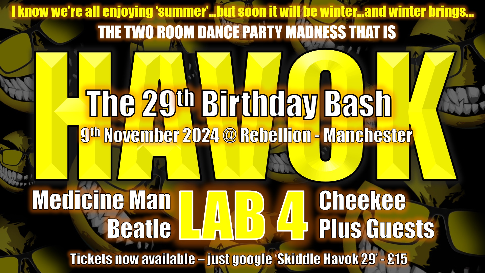 Havok – 29th Birthday Reunion Bash