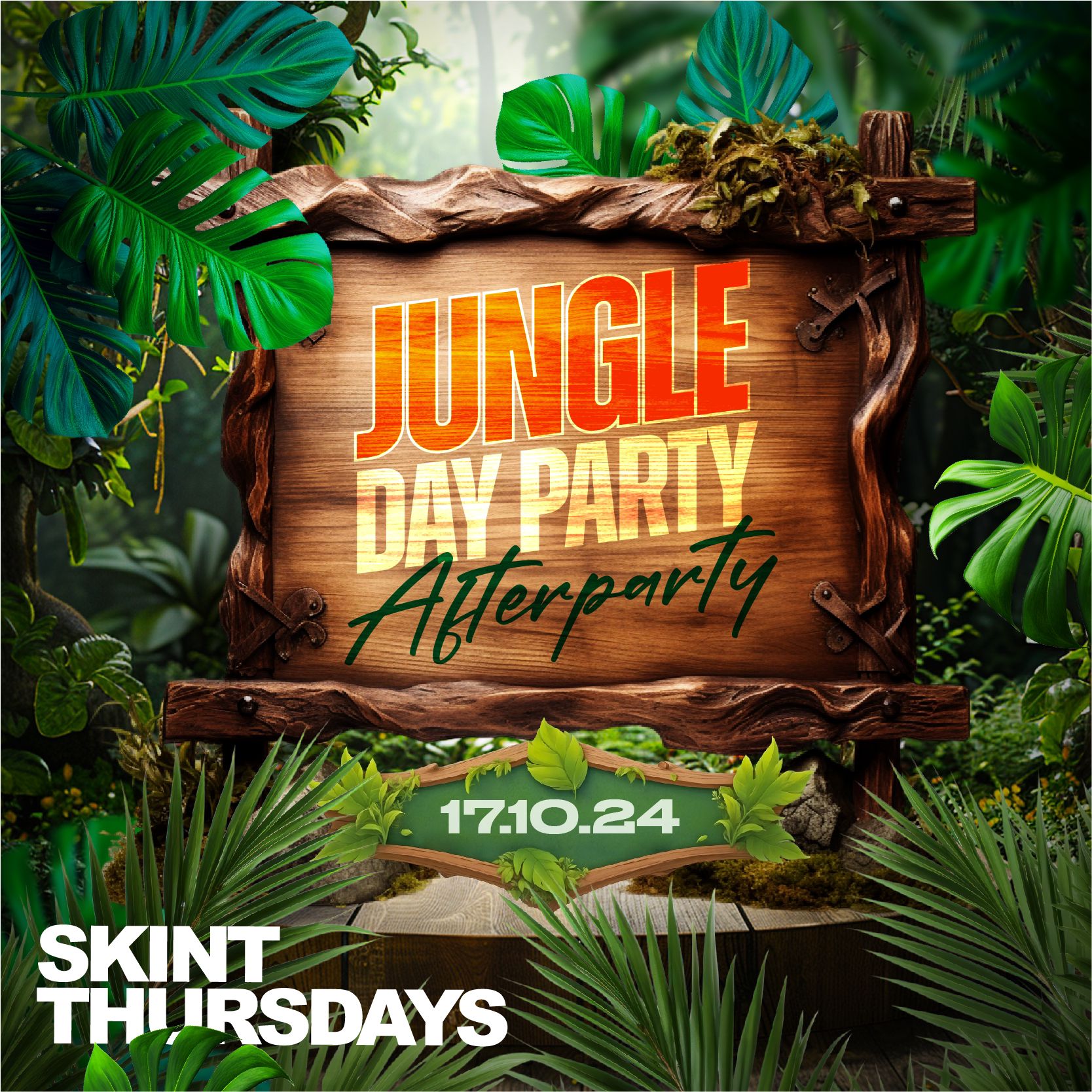 Skint Thursday @ Lola Lo’s – Jungle Day Party AFTERPARTY 🍃