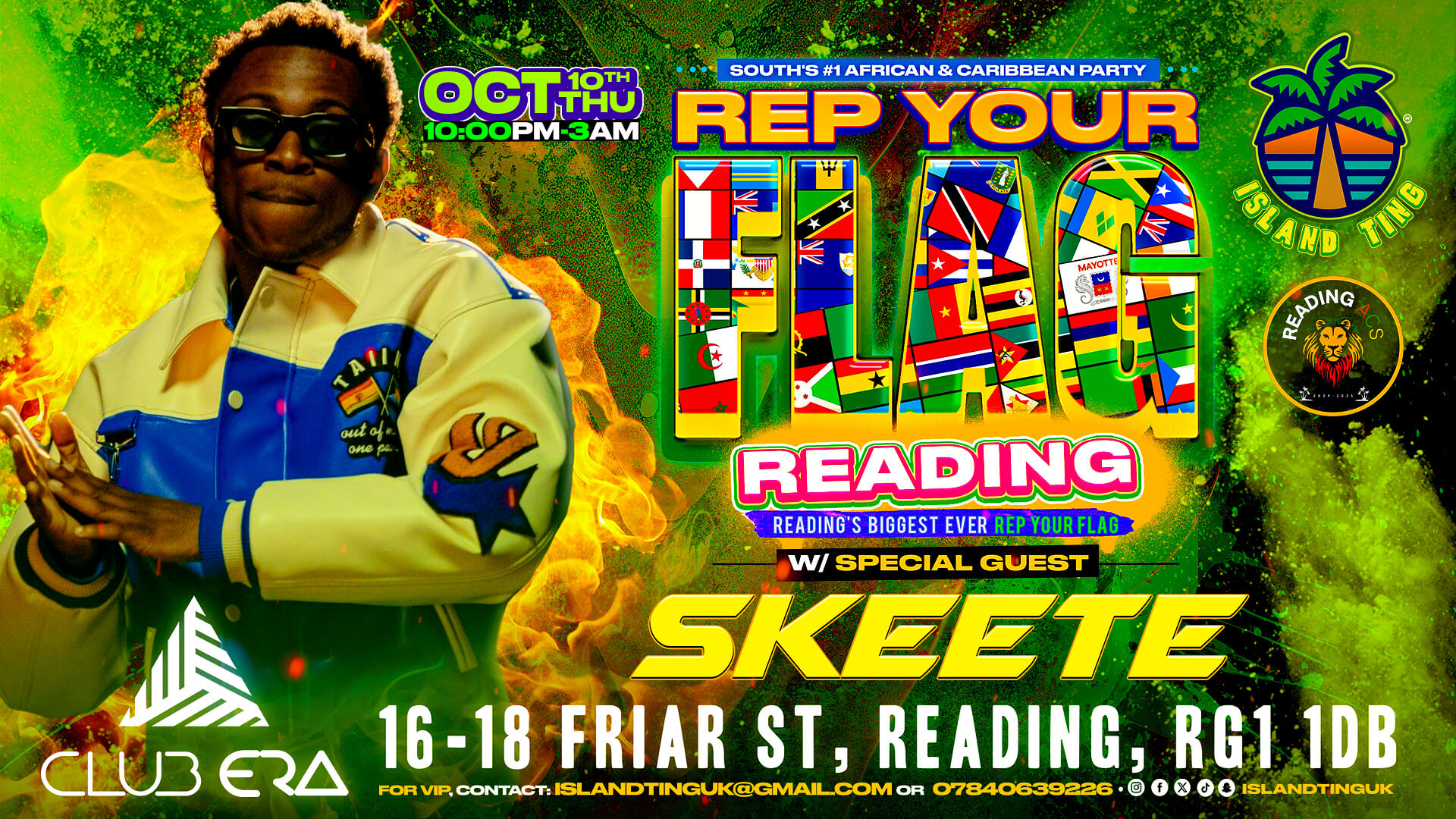 Rep Your Flag Reading 🌴 (Island Ting) w/ Skeete Live! 🔥