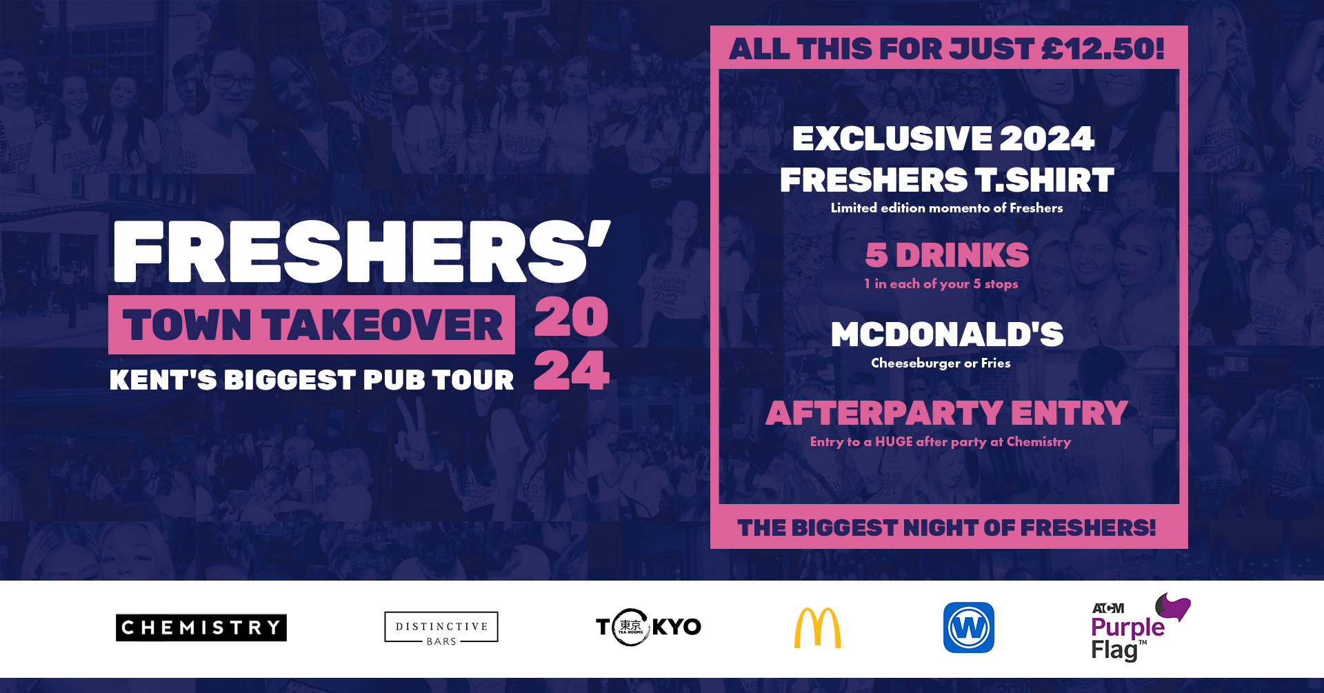 Freshers Town Takeover Pub Tour!