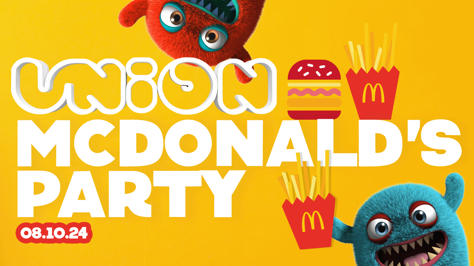 UNION TUESDAY’S // The McDonald’s Party 🍔🍟