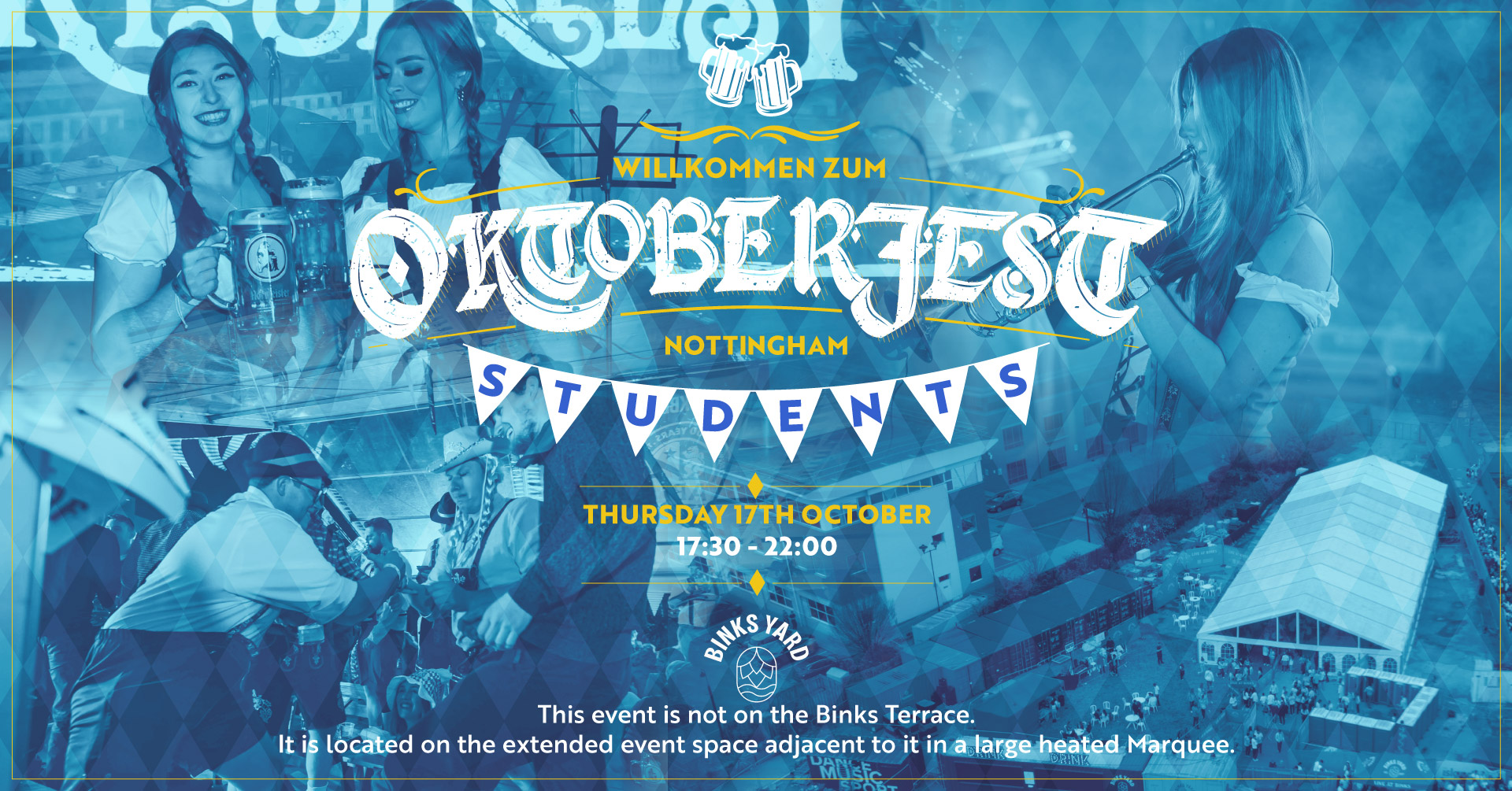 Student Oktoberfest Nottingham 17th Oct at Binks Yard