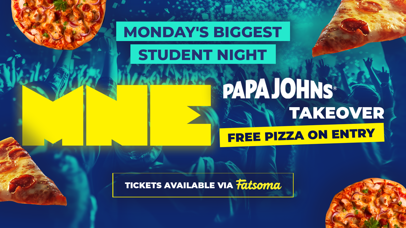 MNE –  PAPA JOHNS TAKEOVER 🍕💛