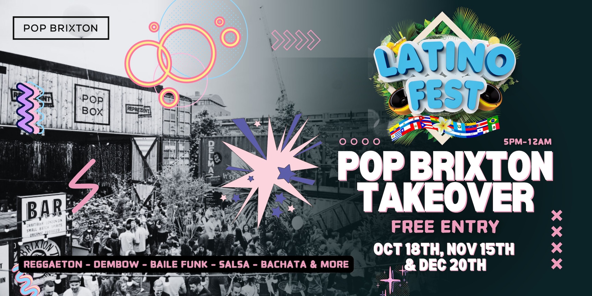 Latino Fest (Brixton) Free Entry @ Pop Brixton