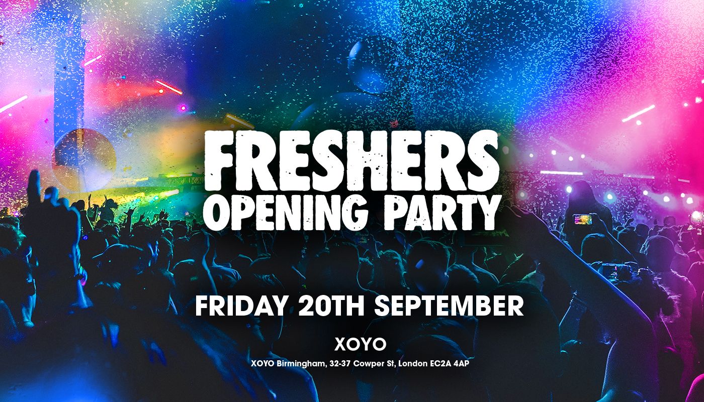 Freshers Opening Party | Birmingham Freshers 2024 [TICKETS SELLING FAST!]