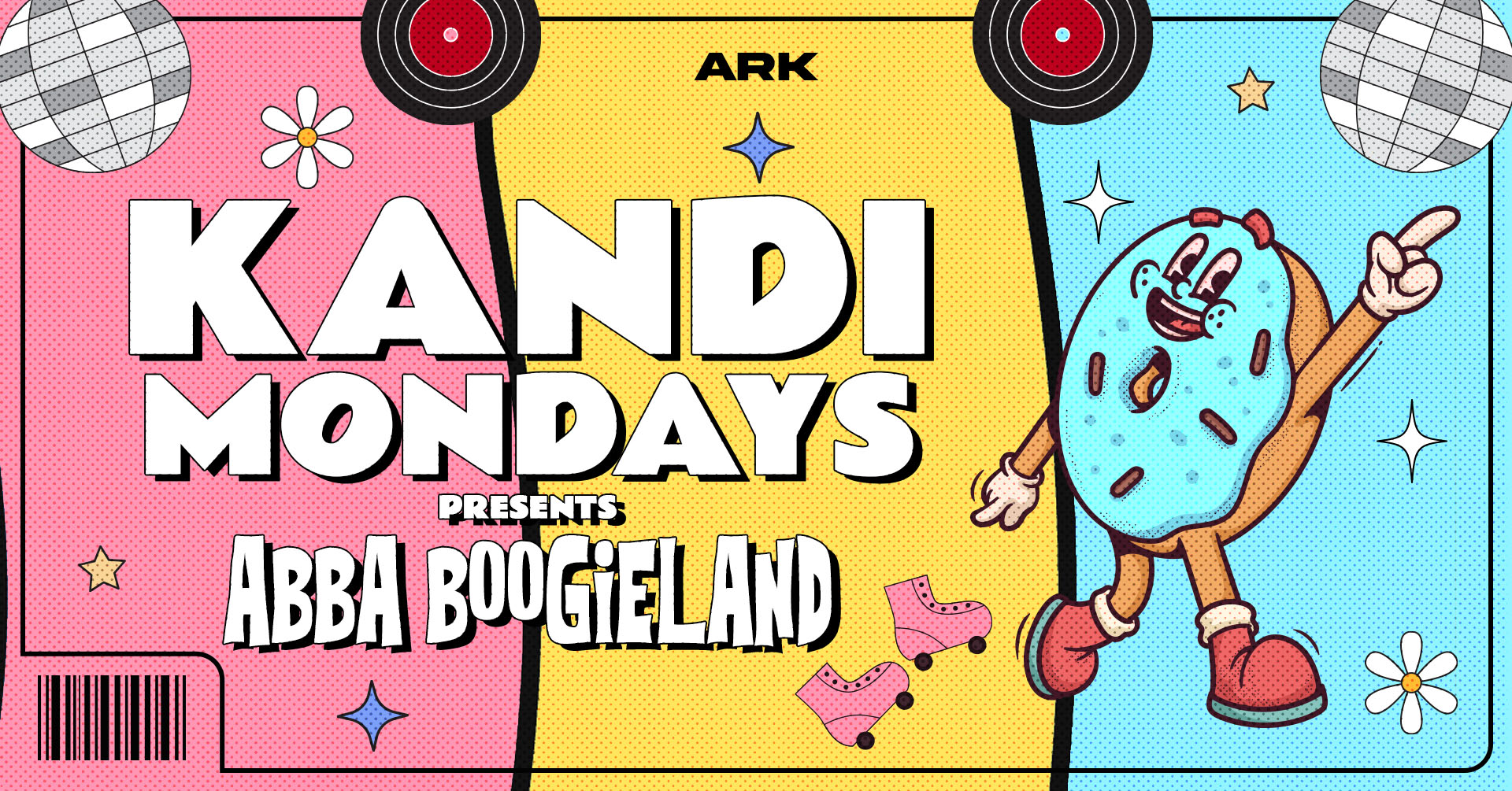 🍭🍩 KANDI MONDAYS @ ARK // ABBA SPECIAL 🌈🪩 THE ULTIMATE STUDENT EVENT // FREE CANDYFLOSS, DONUTS & SWEETS EVERY WEEK 💕