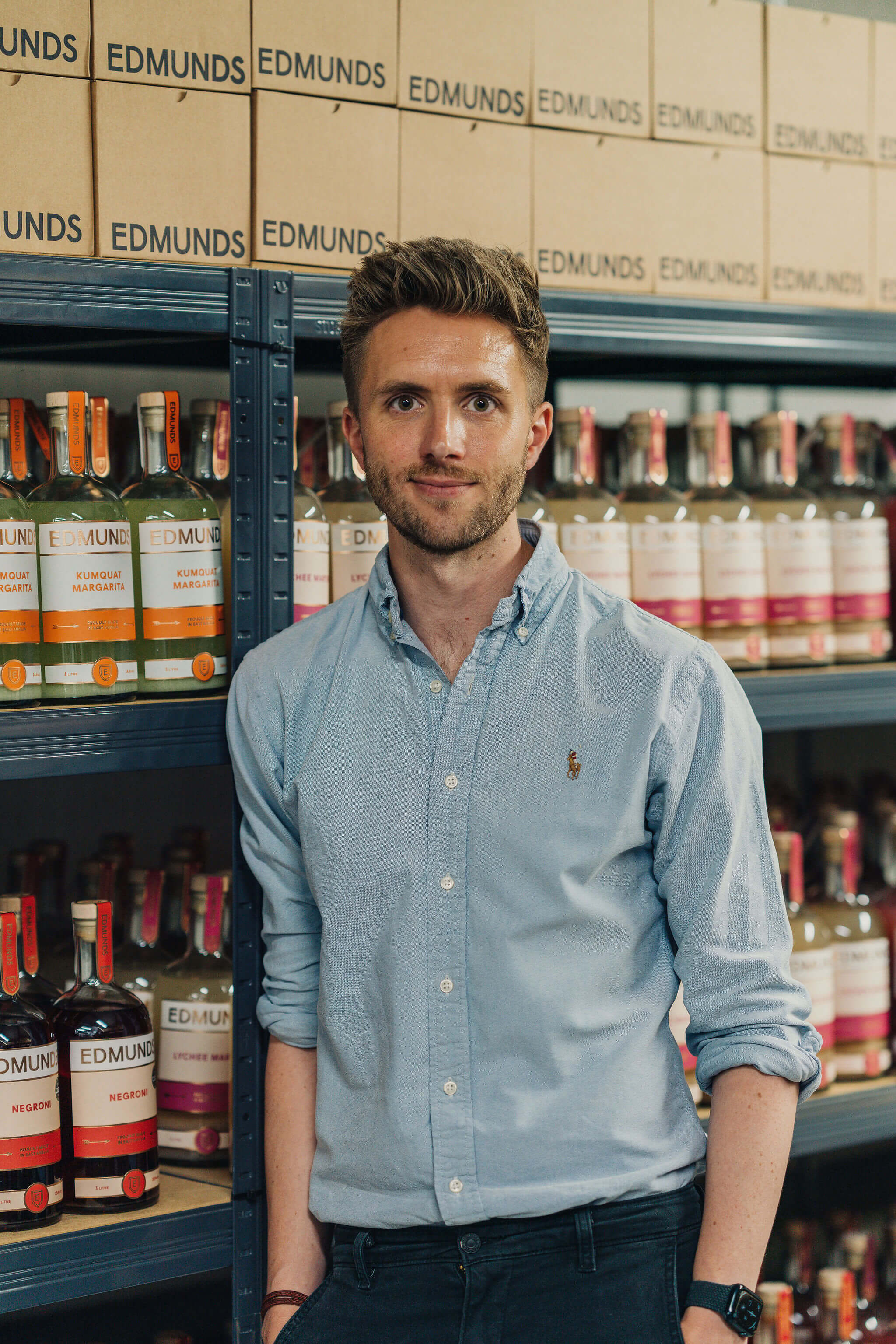 Tom Mayes, Co-founder of Edmund's Cocktails