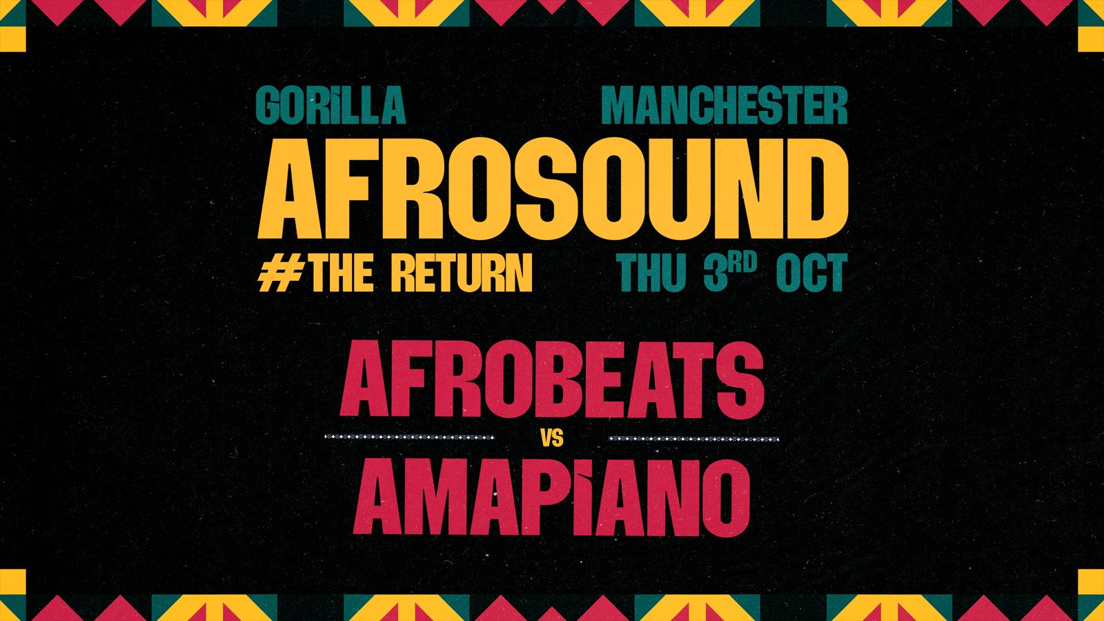 TONIGHT! 💚 AfroSound x JSB Events 🌍 // EVERY OTHER THURSDAY AT GORILLA