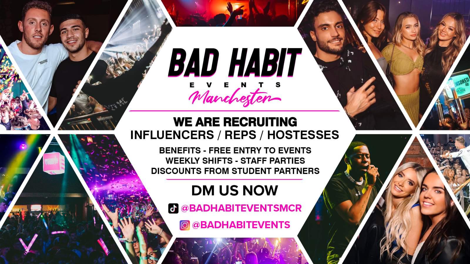 BAD HABIT EVENTS FRESHERS FAIR – GET A FREE TICKET TO SPIN THE WHEEL