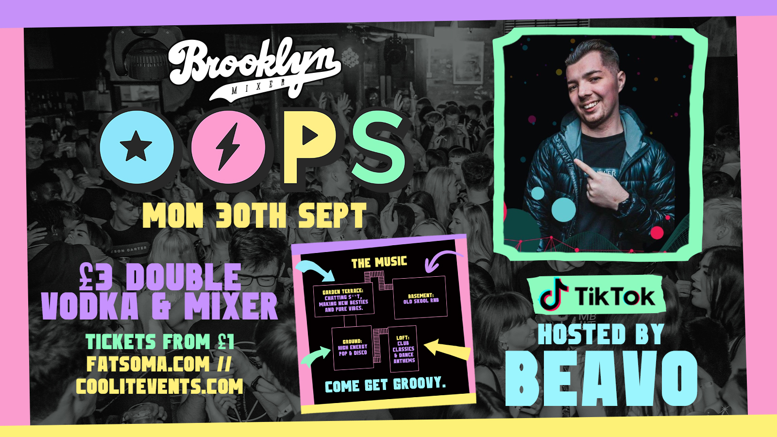 OOPS! MONDAYS 🪩🎊  – Hosted by BEAVO
