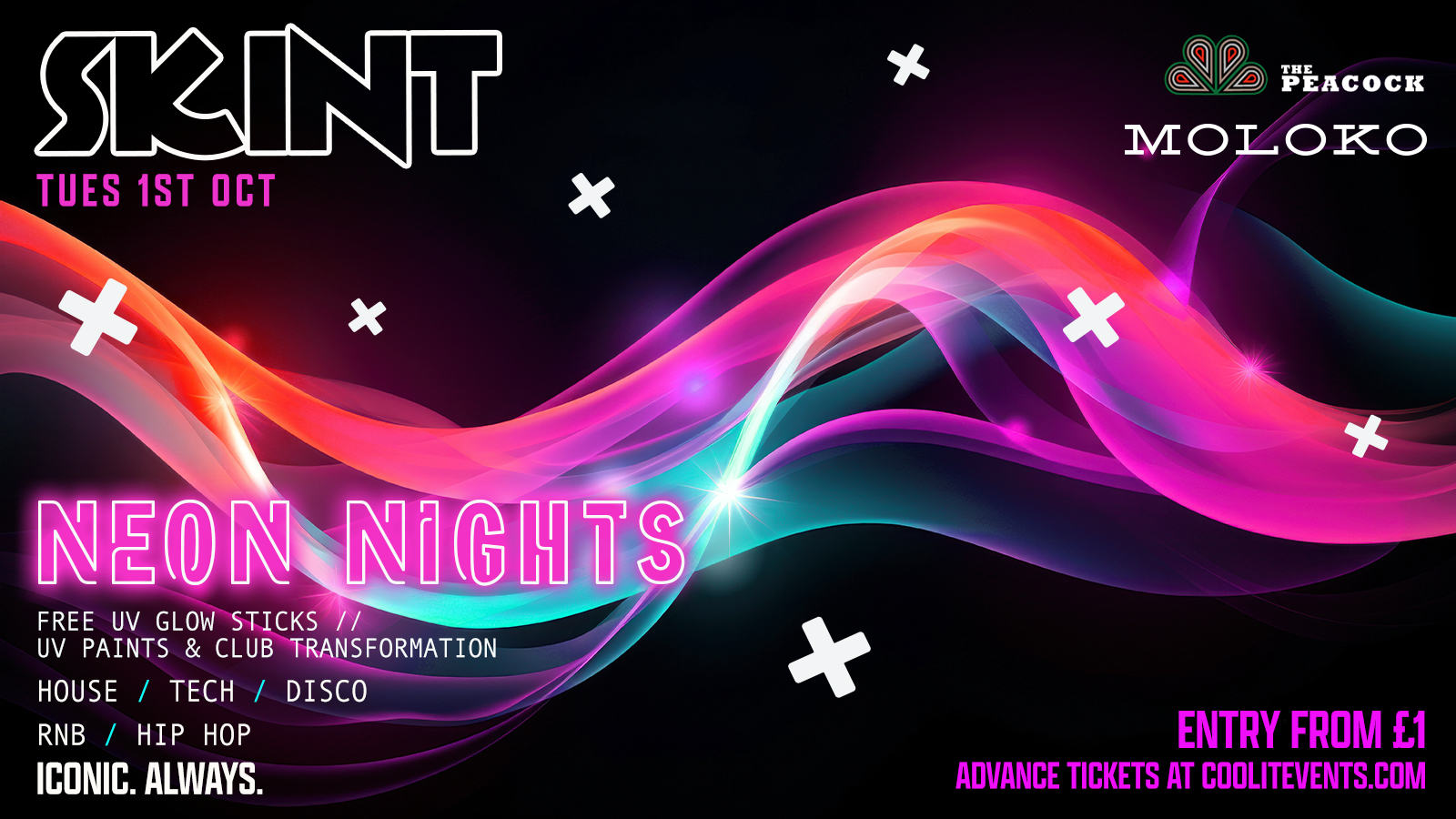 SKINT Tuesdays : NEON NIGHTS