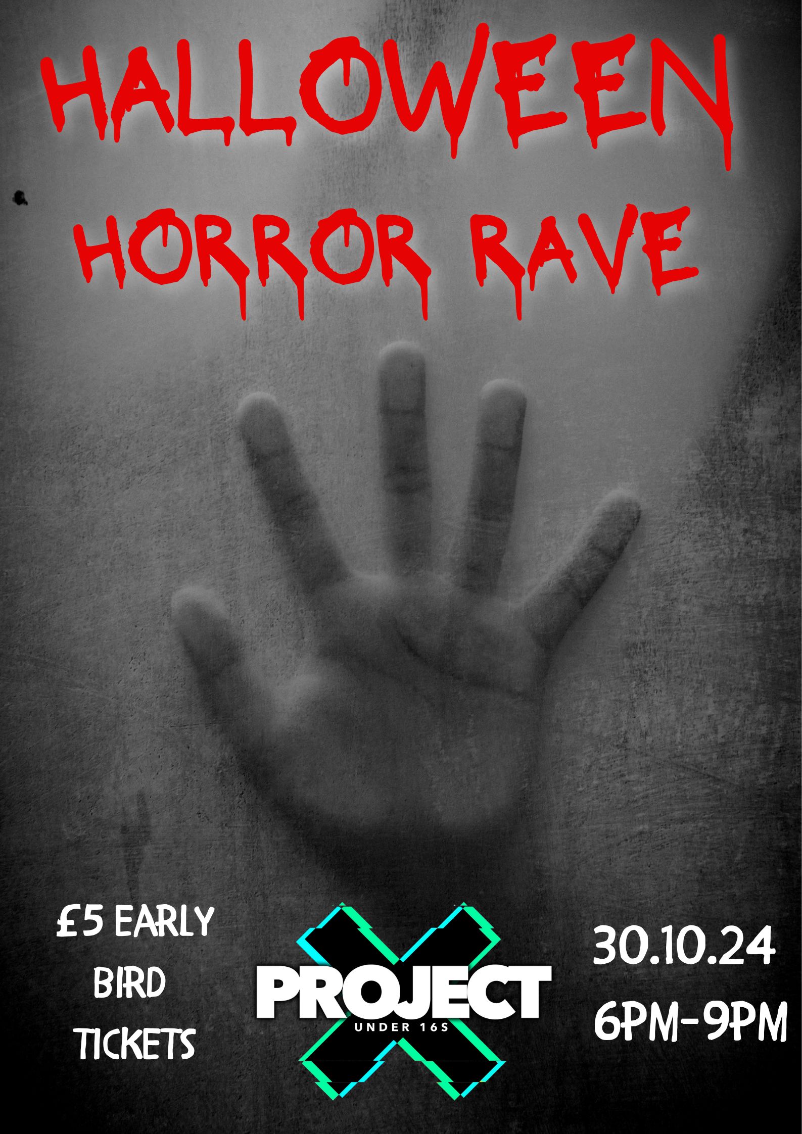 Halloween horror Rave – £5 online earlybird tickets