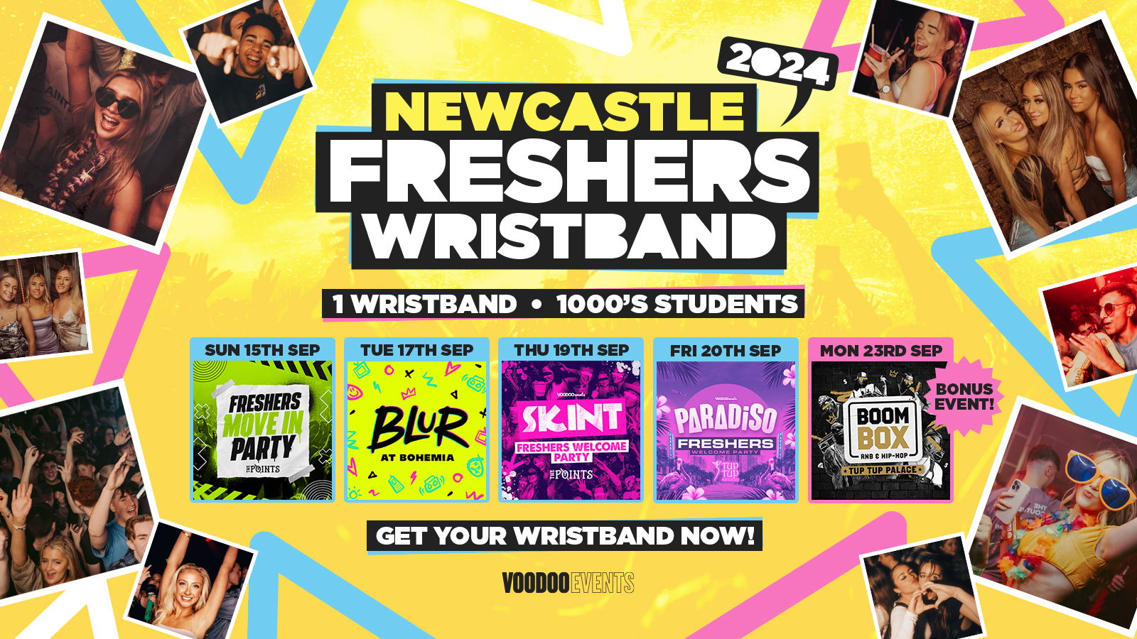 NEWCASTLE FRESHERS WRISTBAND