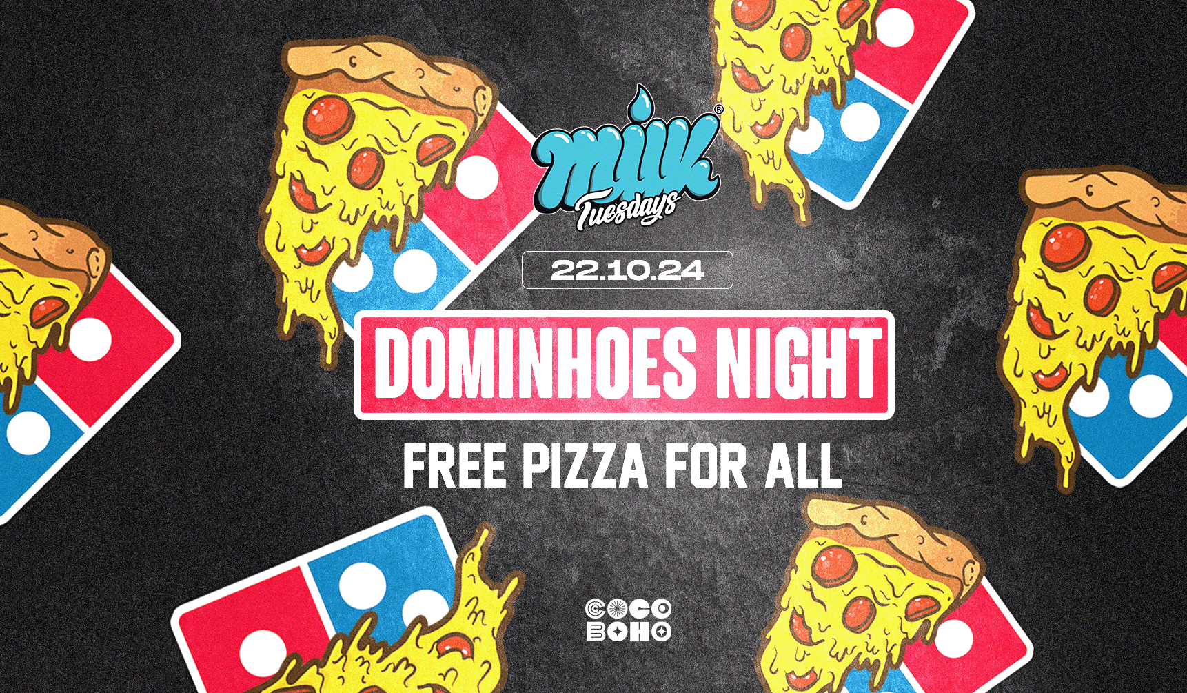 MILK TUESDAYS | DOMINHOES NIGHT | FREE DOMINOES IN THE CLUB | 22ND OCT