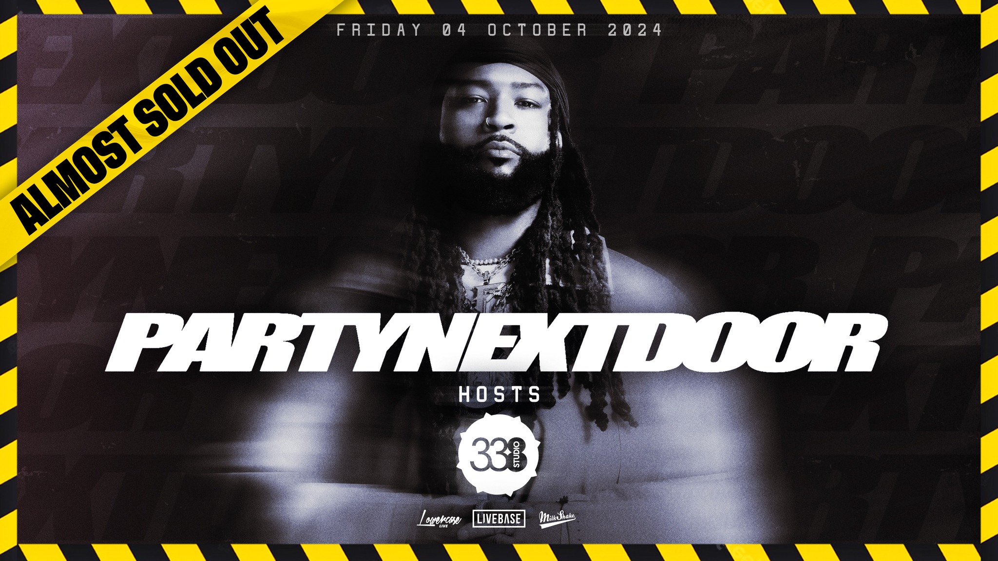 ⚠️SOLD OUT ⚠️ PARTYNEXTDOOR HOSTS STUDIO 338! ⚠️SOLD OUT ⚠️