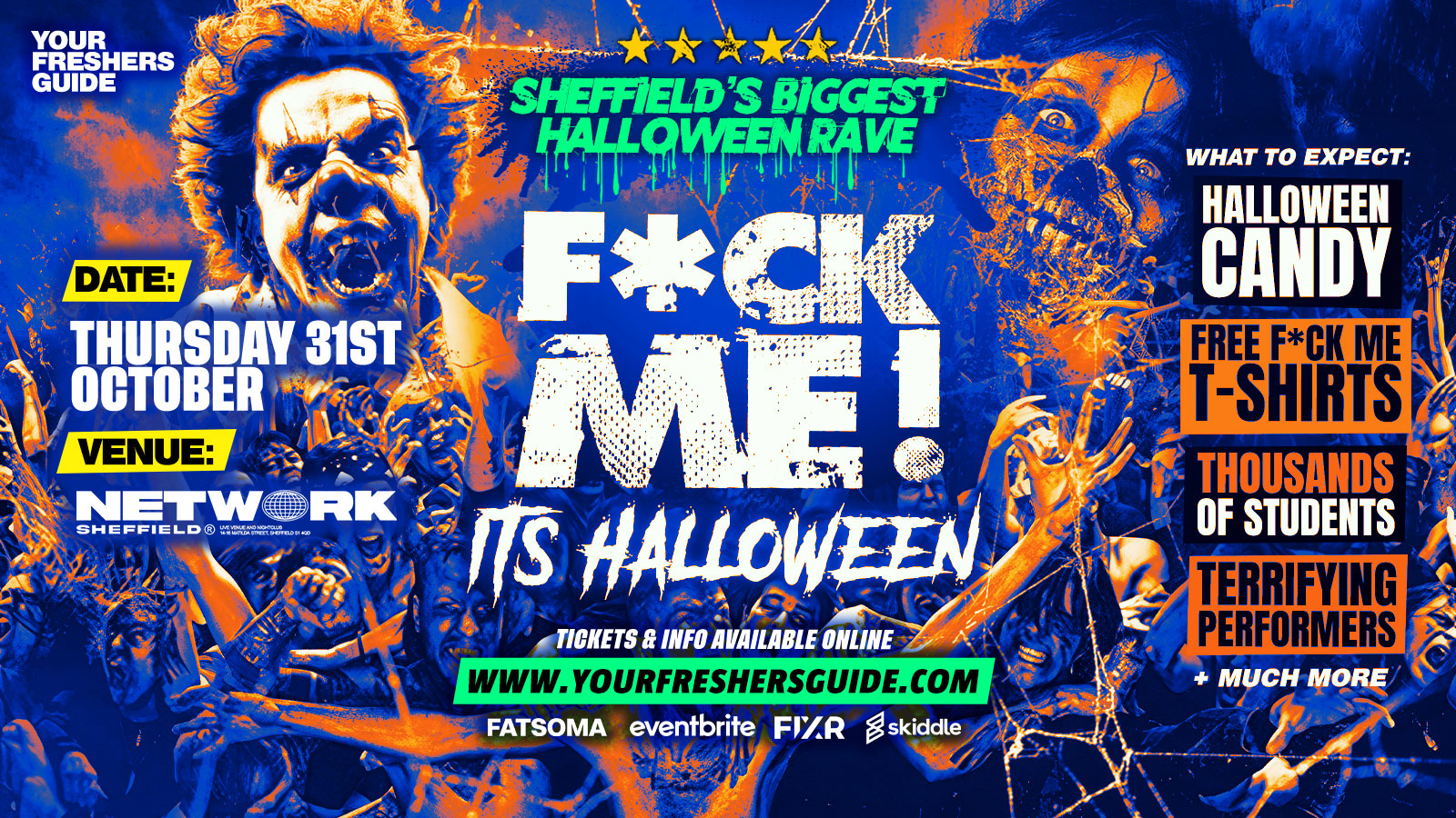 F*CK ME It’s Halloween | Sheffield Freshers 2024