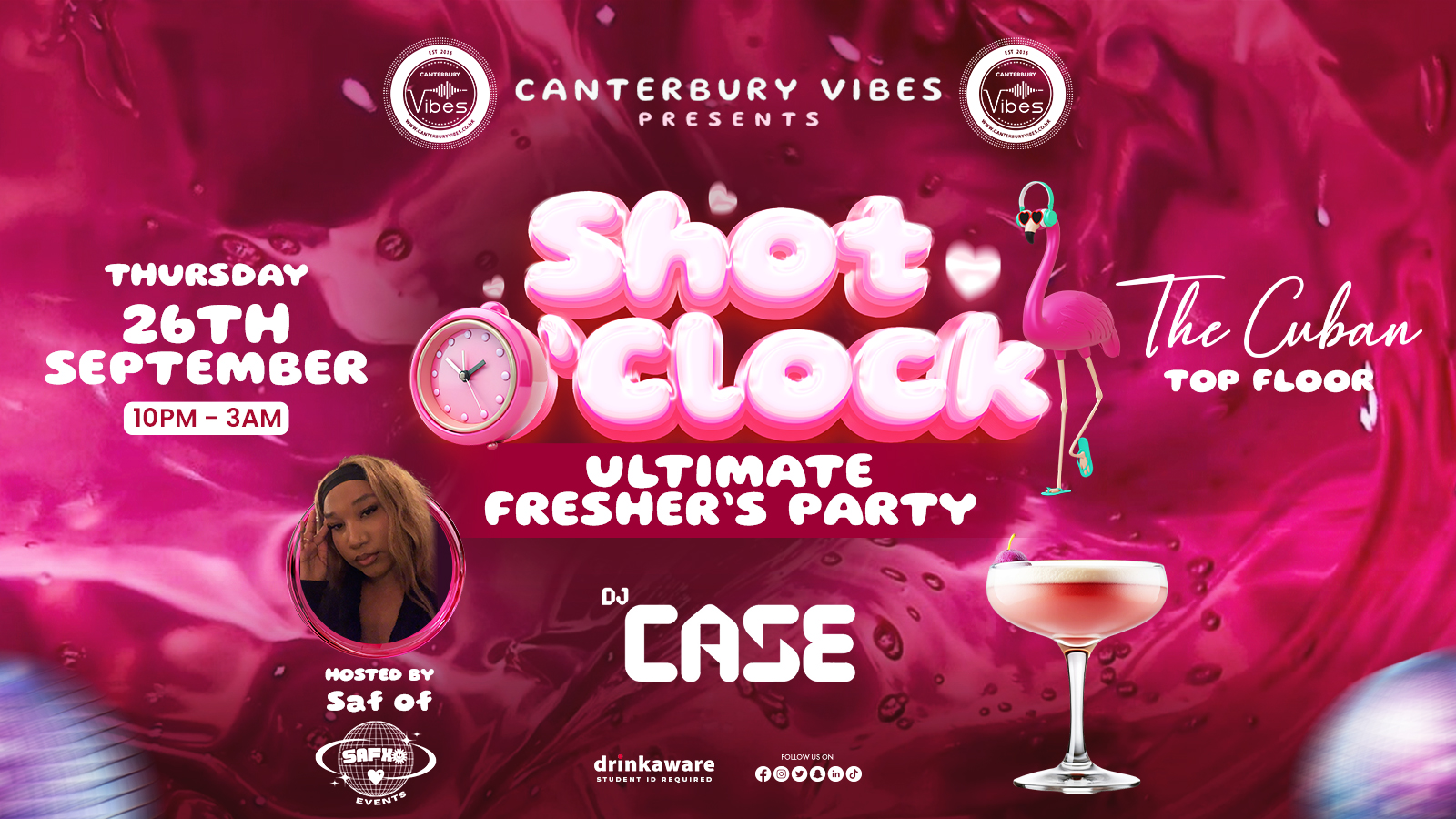 🥃 SHOT O CLOCK 🥃 @ The Top Floor Cuban