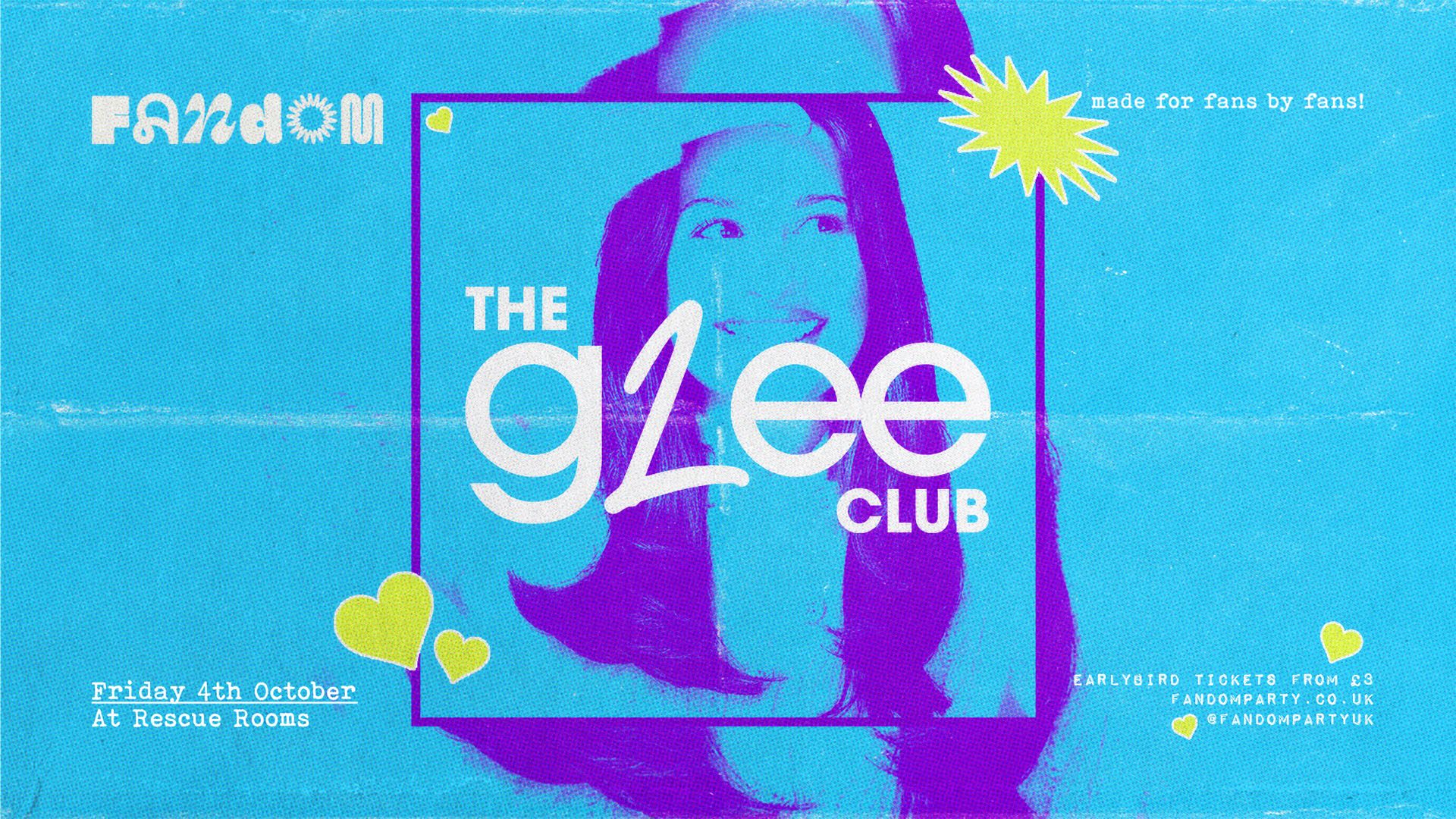 The GLEE Club 🎶 Fandom at Rescue Rooms, Nottingham