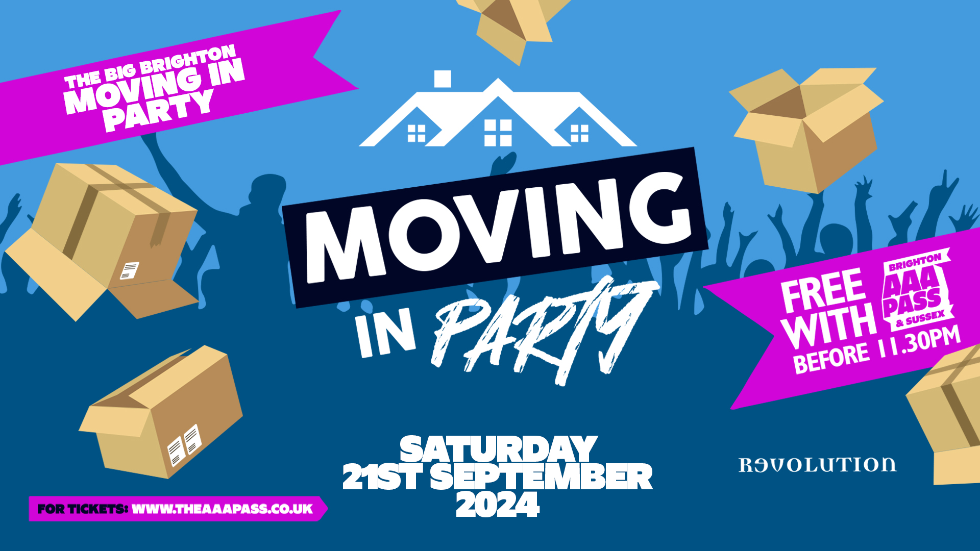 The Big Brighton Moving In Party 2024 | Free with AAA Pass