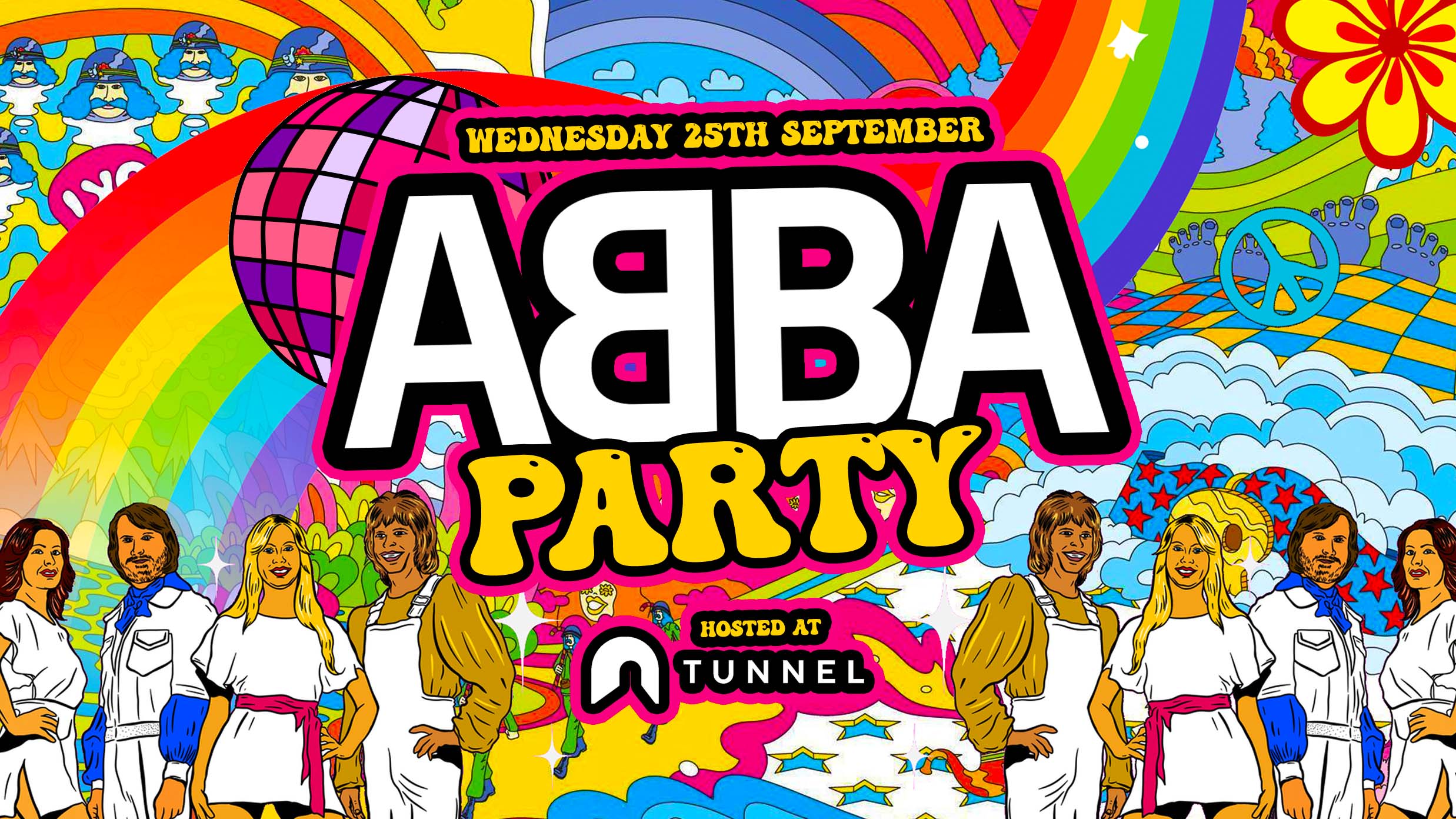 ABBA Party at Tunnel Club – LAST 100 TICKETS