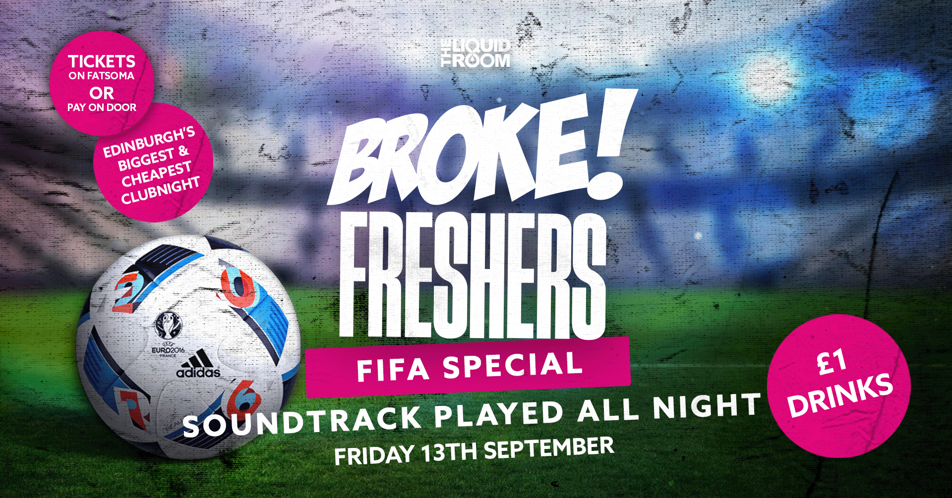 BROKE! FRIDAYS | BIG FIFA FRESHERS PARTY! | ALL YOUR FAVE FIFA TUNES | UOE & NAPIER 🎓