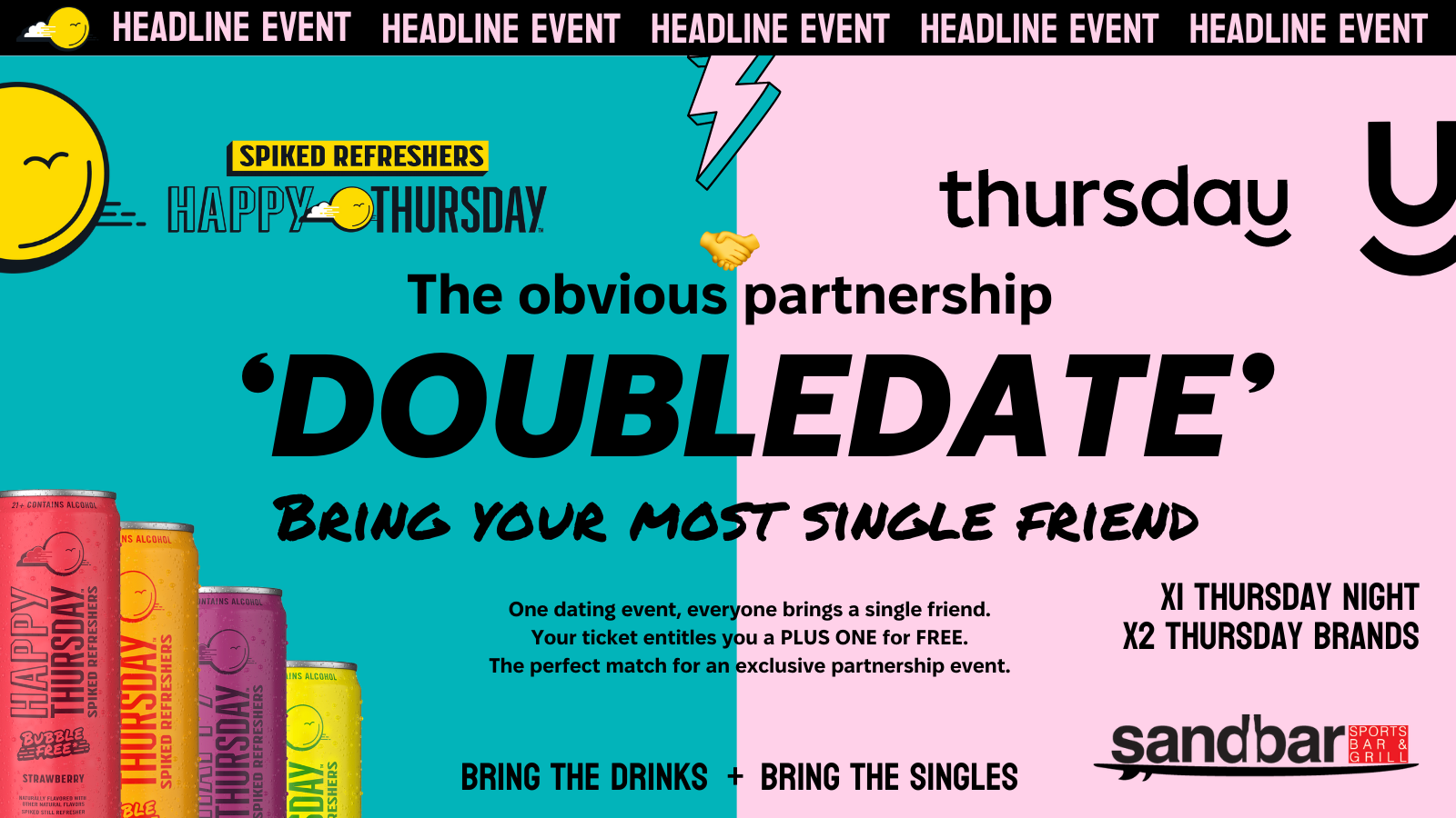Thursday x Happy Thursday | Sandbar Sports Grill | San Diego