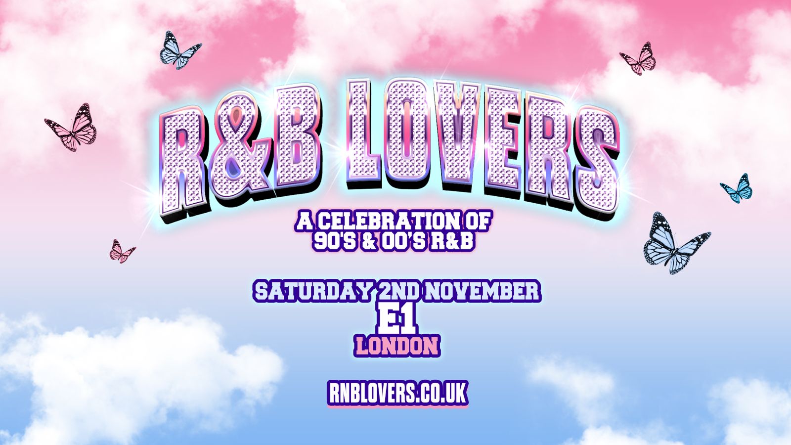 R&B Lovers – Saturday 2nd November – E1 London [TICKETS SELLING FAST!]