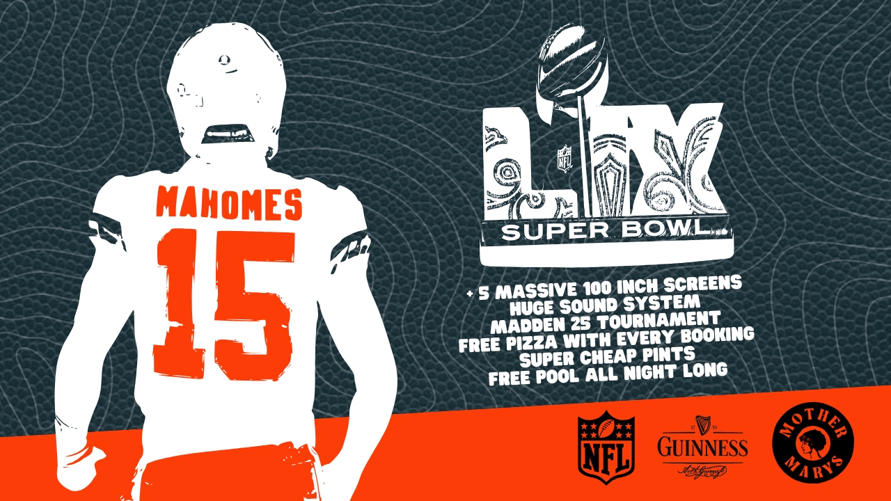*SOLD OUT* SUPER BOWL LIX:  MANCHESTER’S BIGGEST SCREENING