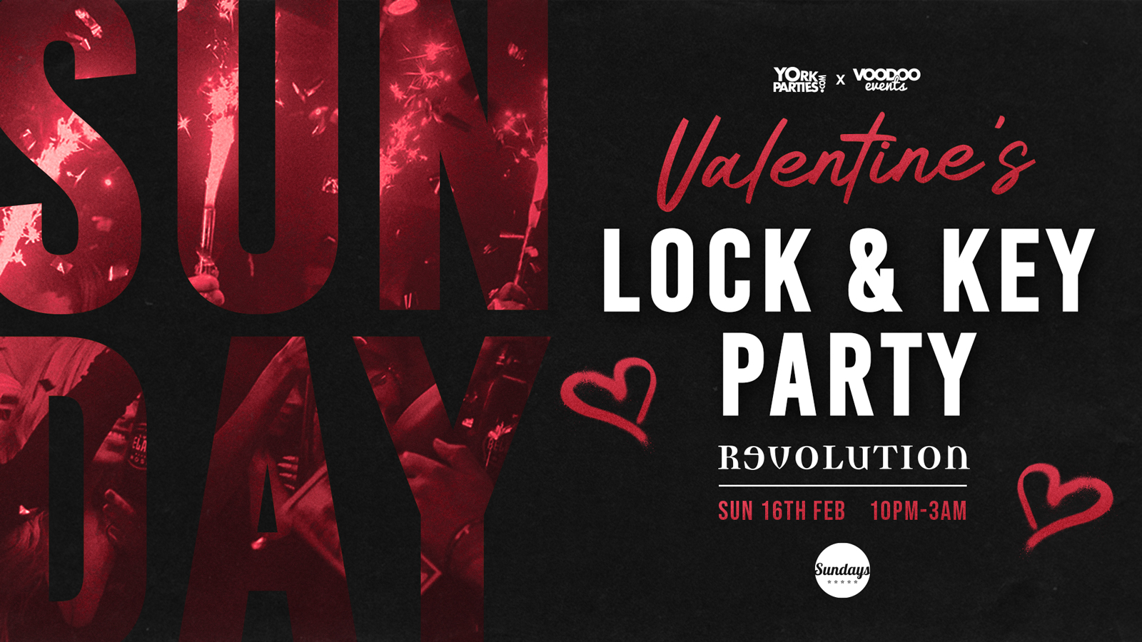 SUNDAY REVS Valentines Lock & Key Party ❤️🗝️