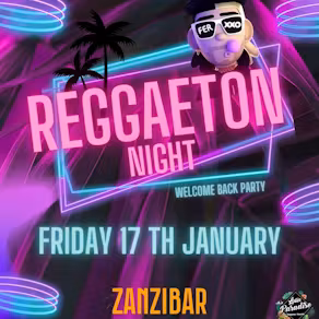 Welcome reggaeton party