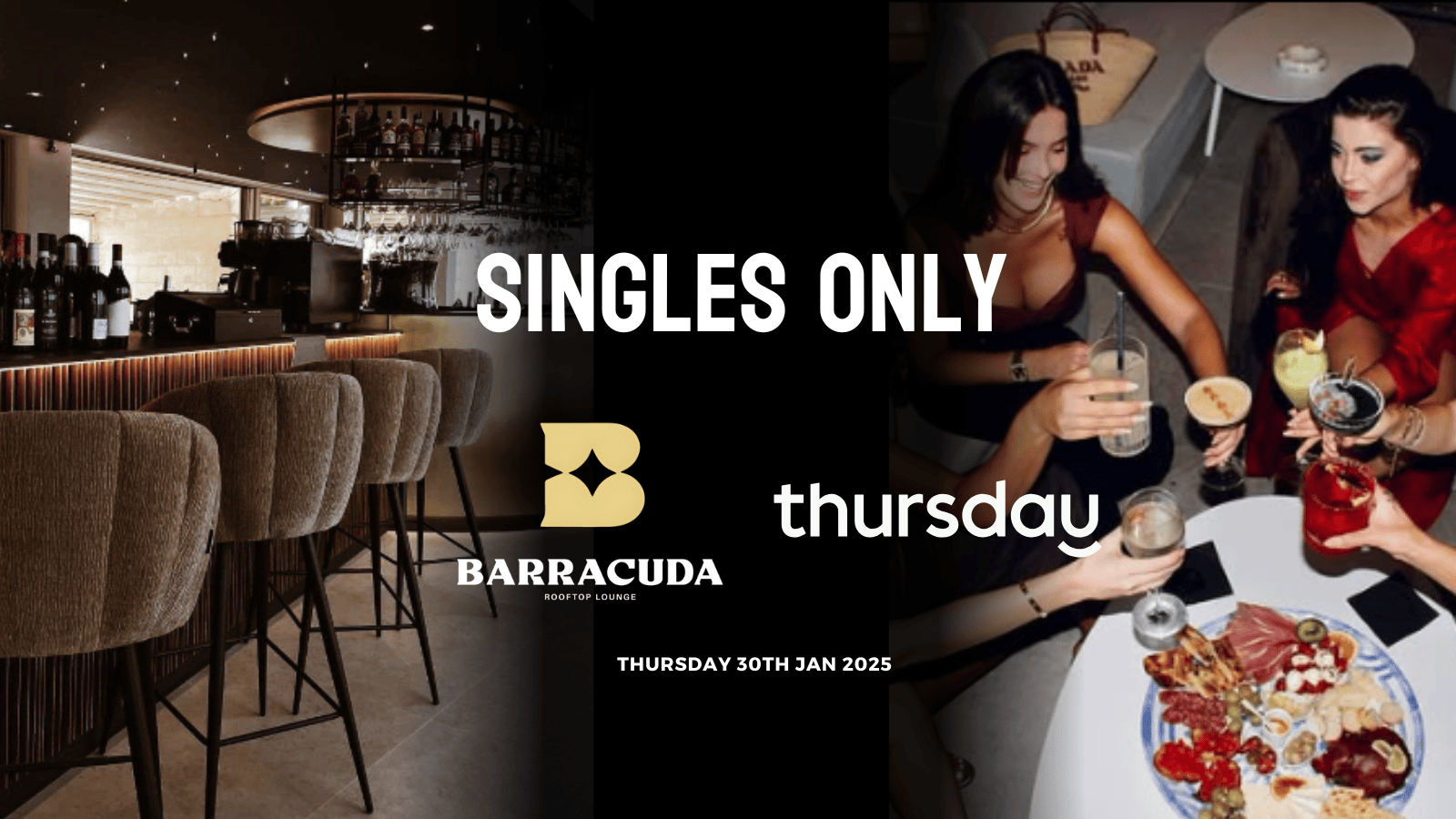 Thursday | Barracuda Rooftop Lounge | St Julians (Balluta Bay)