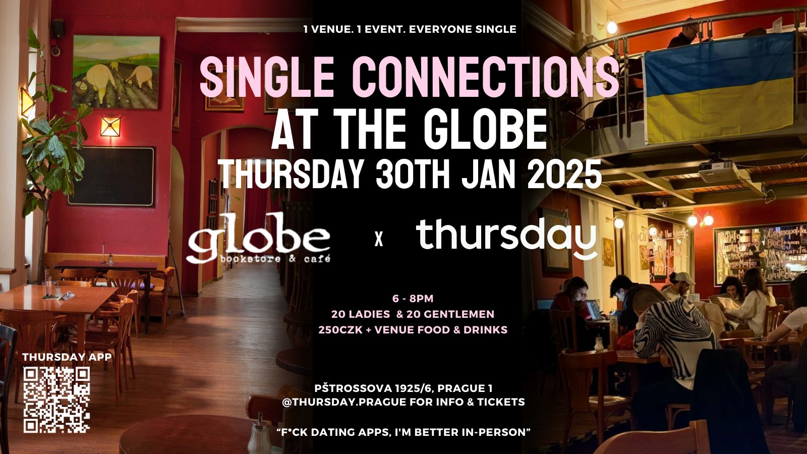 Thursday | Singles Connections | Globe Cafe & Bookstore