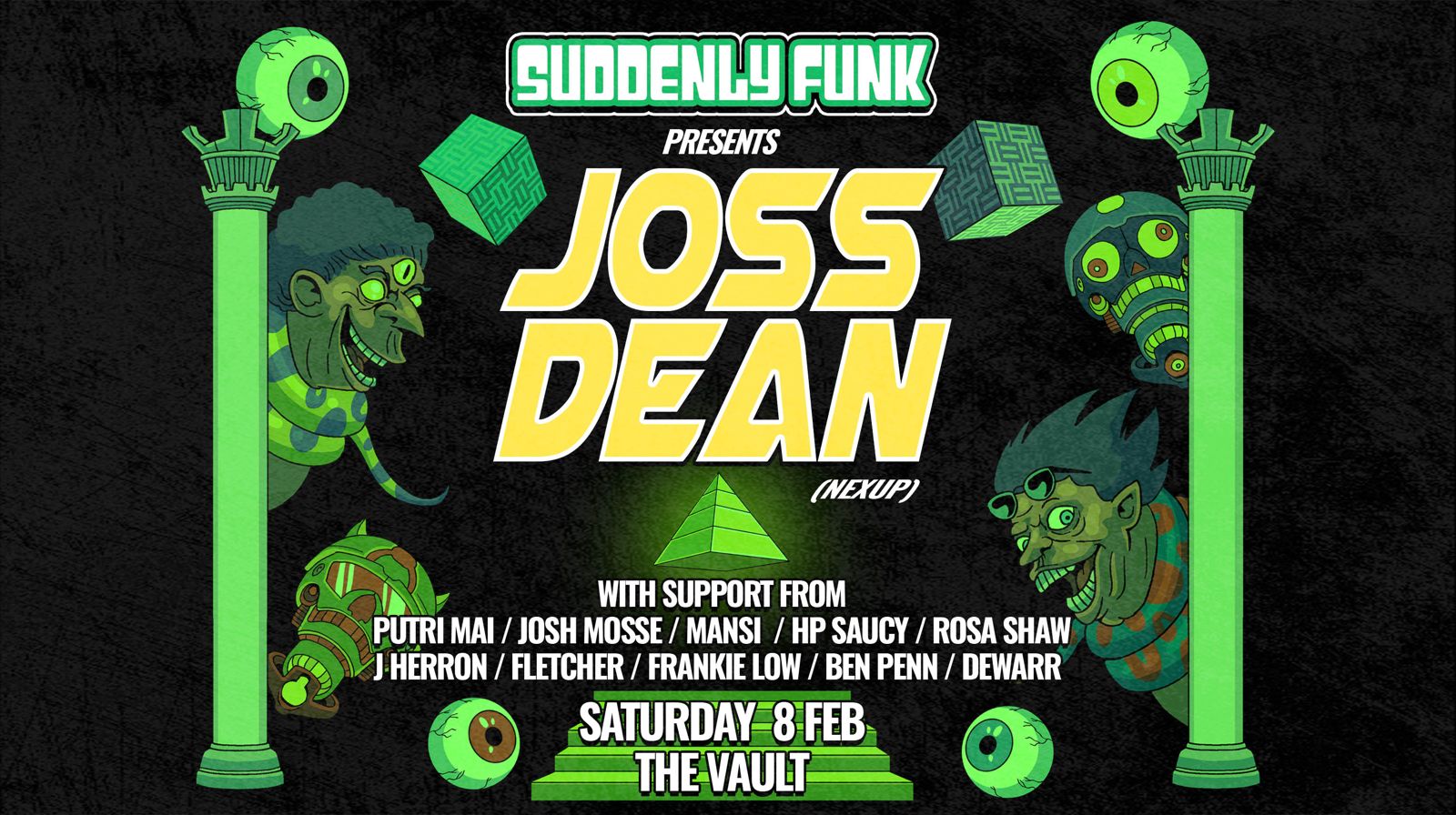 Suddenly Funk presents Joss Dean @ The Vault