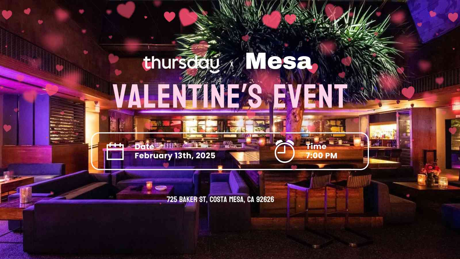 Thursday | Mesa | Orange County
