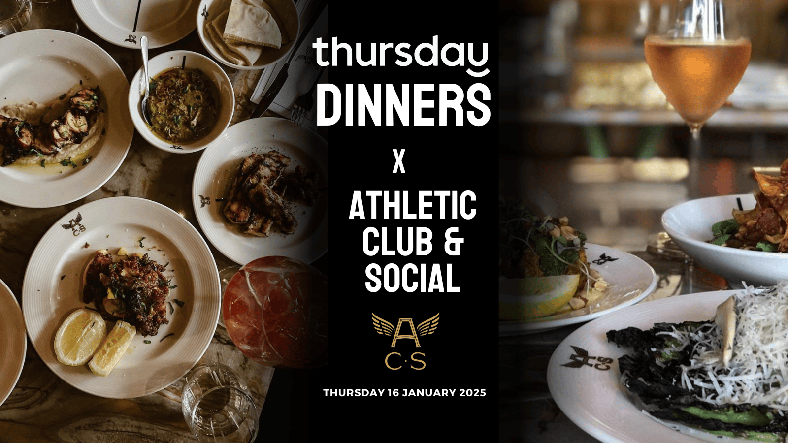 Thursday Dinners | Athletic Club & Social (30+) | Cape Town