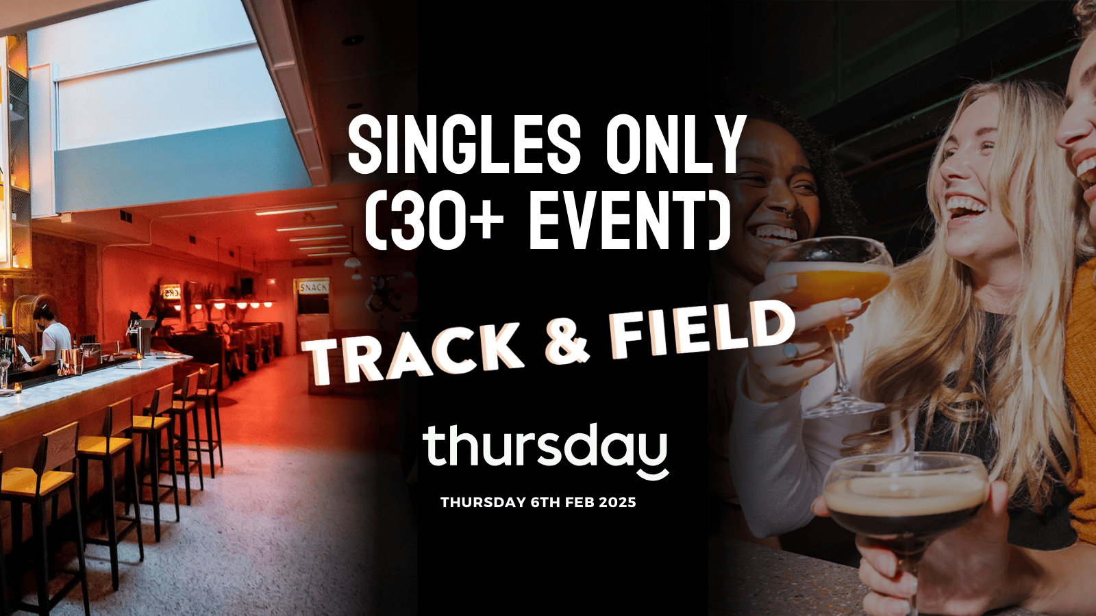 Thursday | Track & Field Bar (30+ Event) | Toronto