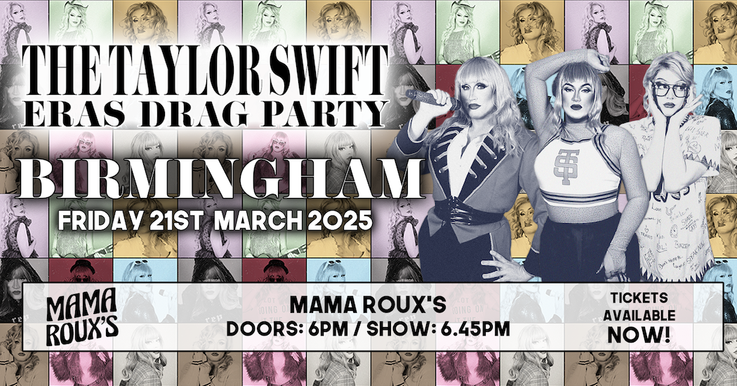 The Taylor Swift Eras Drag Party – Birmingham