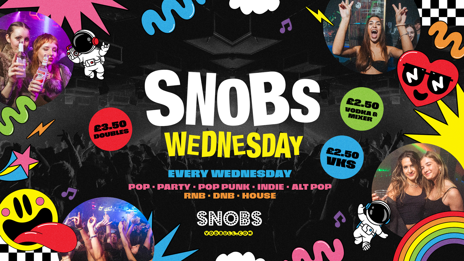 Snobs Wednesday [TONIGHT] 💥 12/03