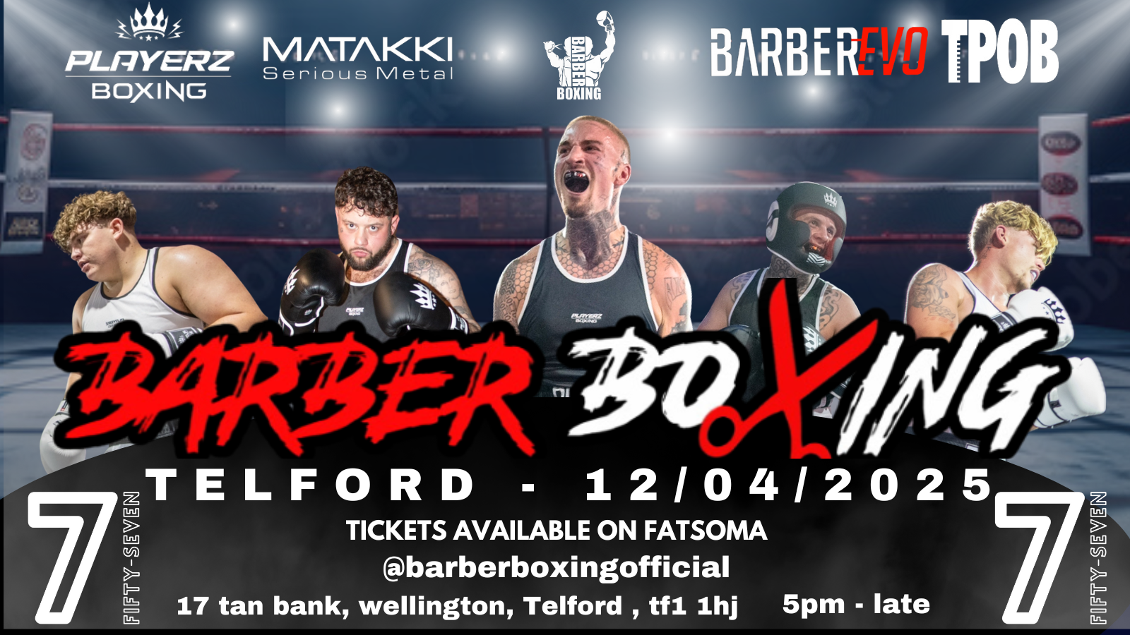 Barber Boxing Official | Event information and Tickets | Fatsoma