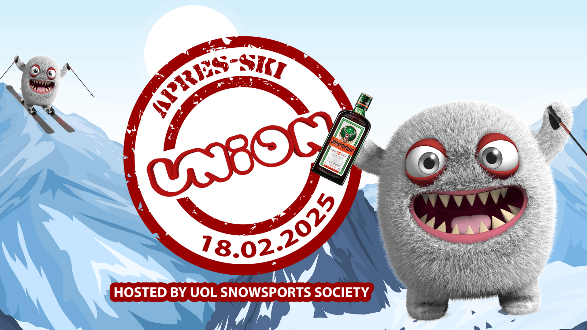 Union Tuesday’s Presents: Après﻿ Ski﻿ ❄️⛷️ Hosted by UoL Snowsports Society