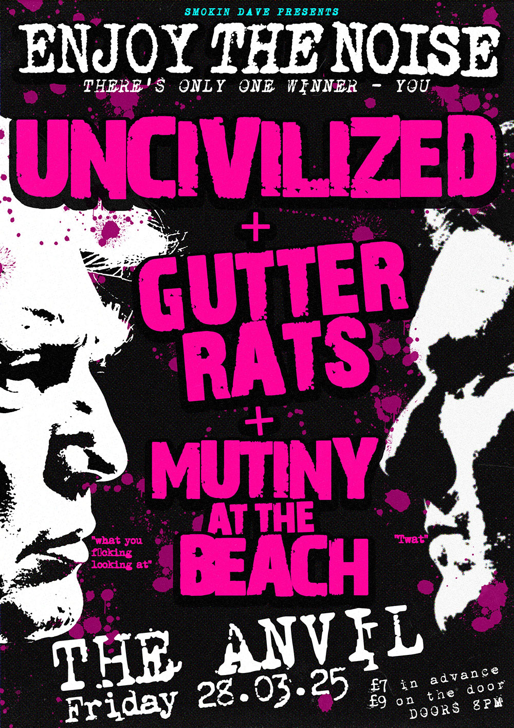Uncivilised / Mutiny at the Beach / Gutter Rats