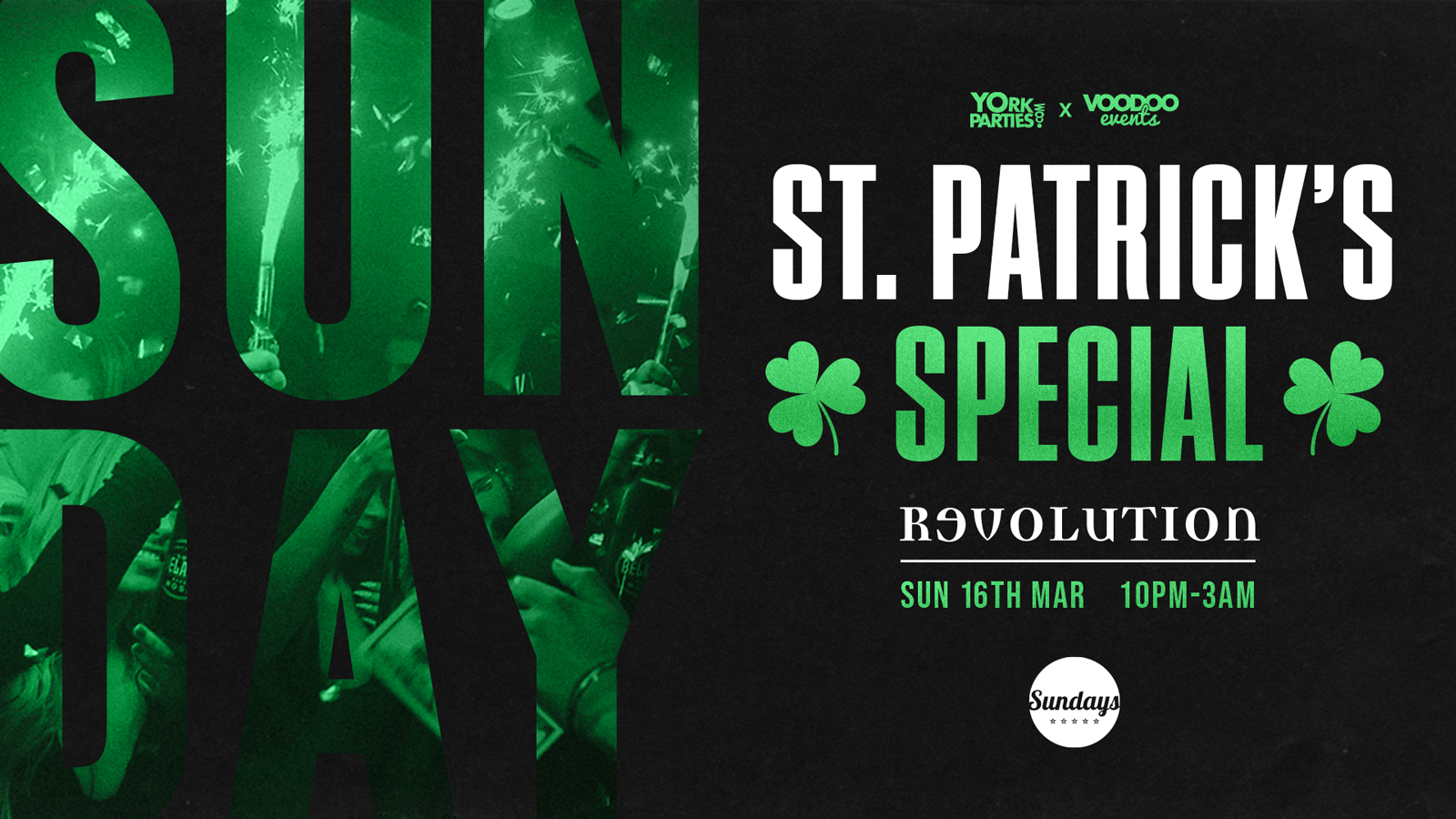 SUNDAY REVS St Patrick’s Special ☘️