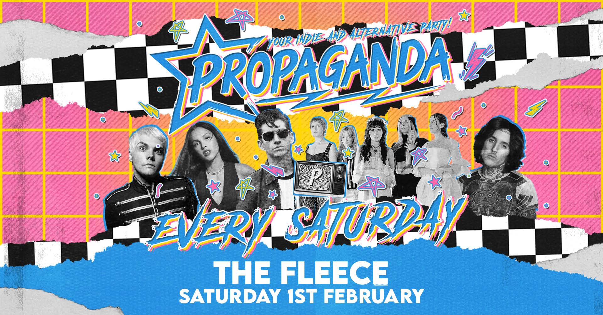 TONIGHT! This Saturday – Propaganda Bristol – Your Indie & Alternative Party!