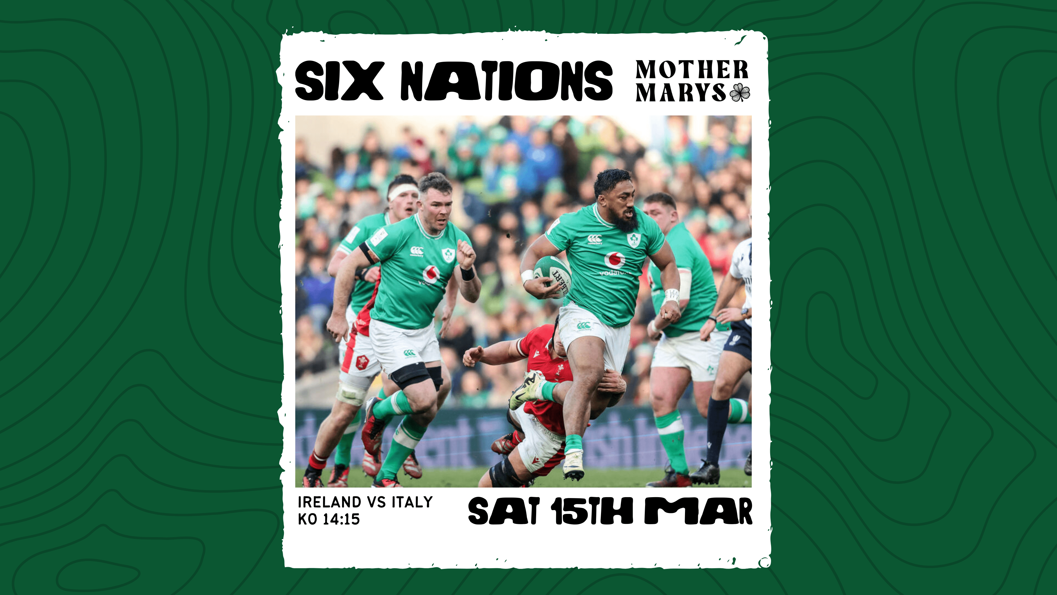****SOLD OUT*** SIX NATIONS: Ireland vs Italy