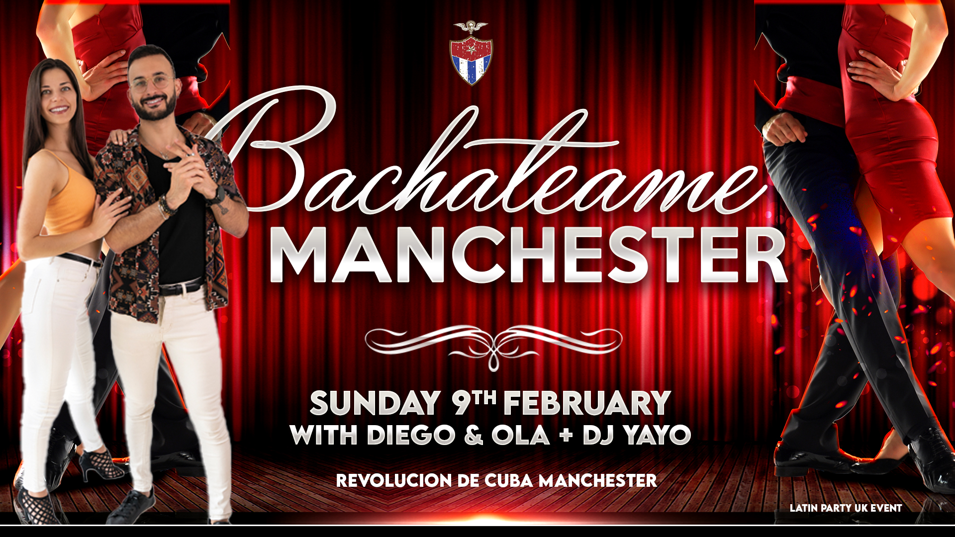 Bachateame Soicial Manchester – Sunday 9th February | Revolution de Cuba