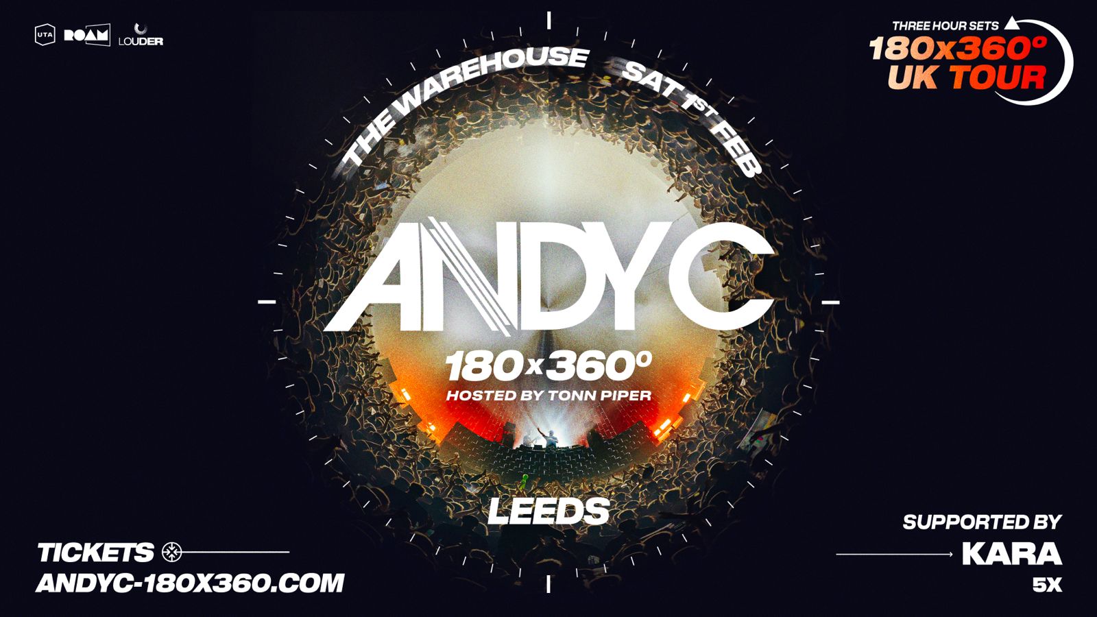 Andy C – 180×360 Tour