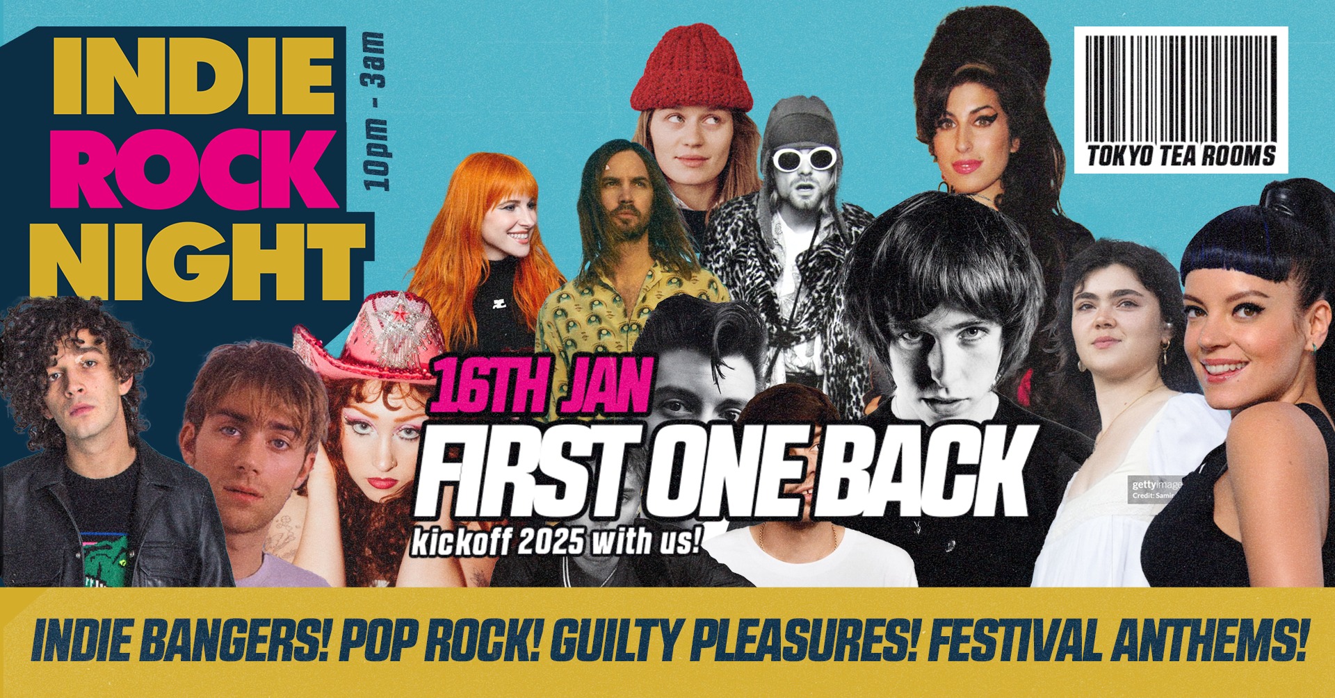 Indie Rock Night ∙ FIRST ONE BACK *LAST 25 ONLINE TICKETS*