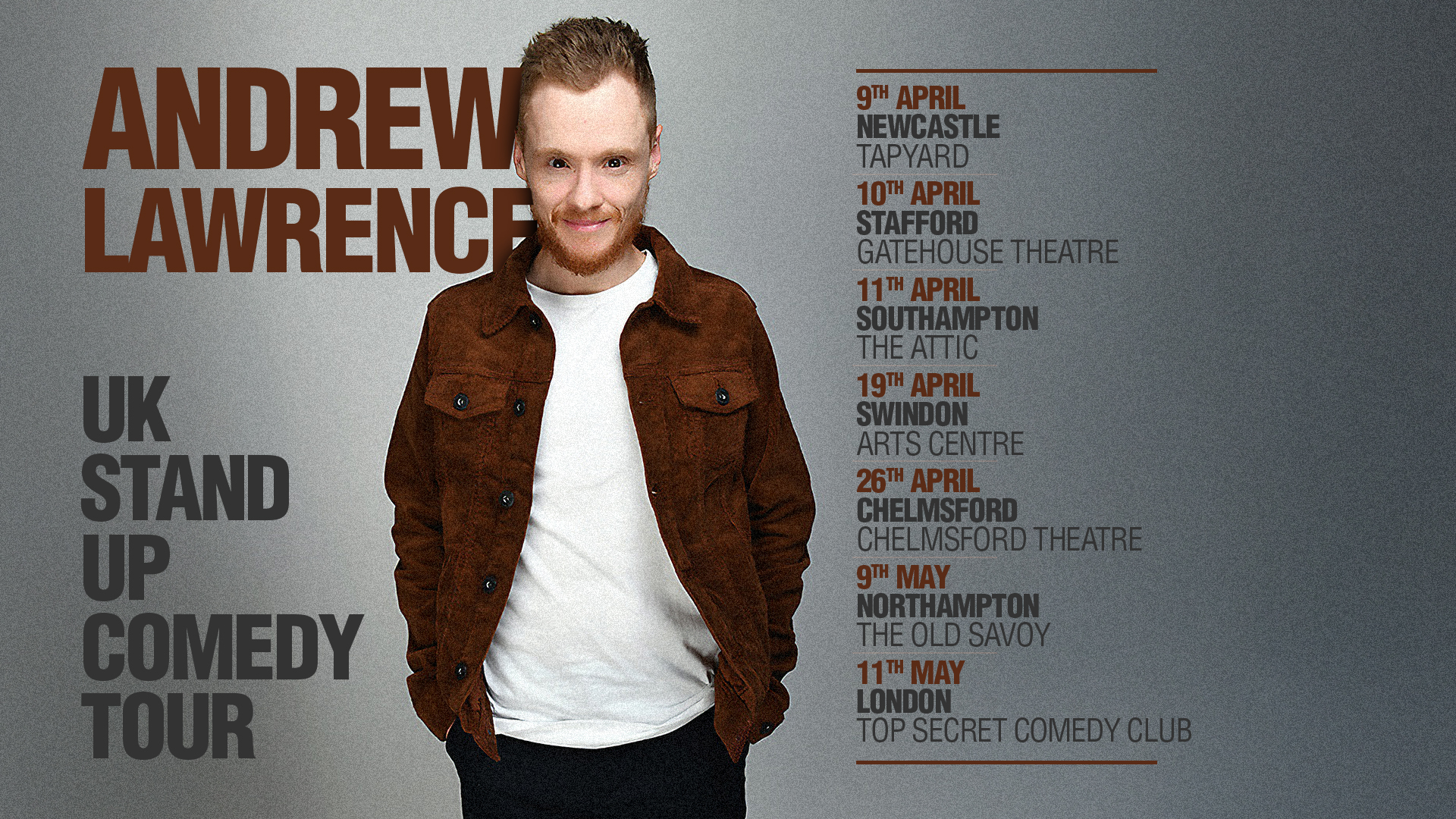 ANDREW LAWRENCE: STILL ON THE NAUGHTY STEP.