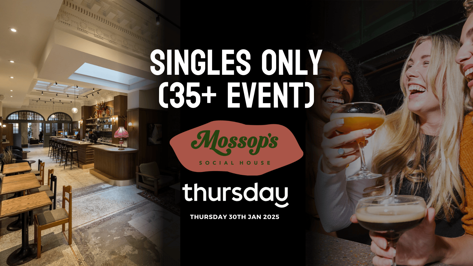 Thursday | Mossop’s Social House (35+ Event) | Toronto